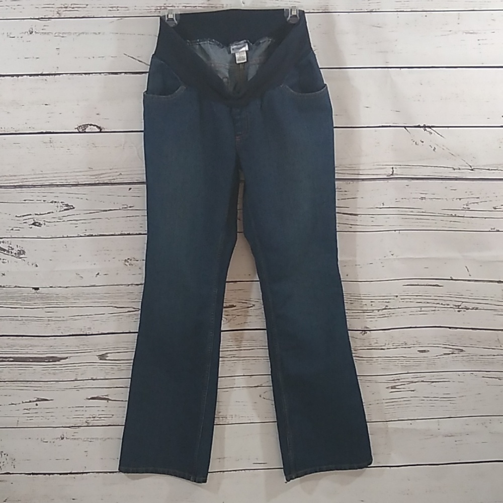 Underbelly Waistband Maternity Bootleg Jeans